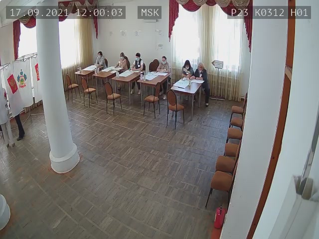 Скриншот нарушения с видеокамеры УИК 312
