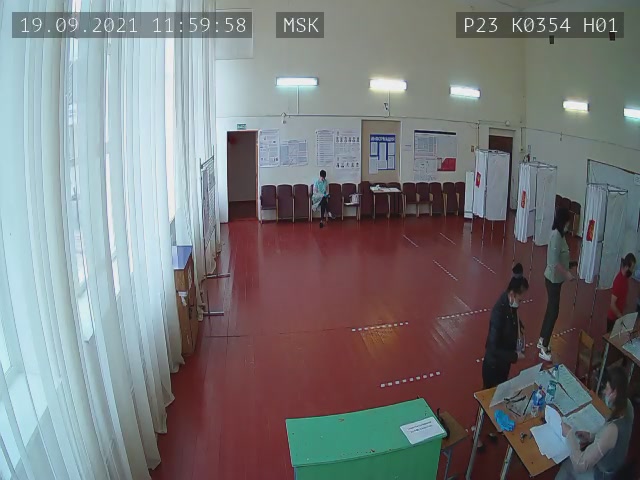 Скриншот нарушения с видеокамеры УИК 354