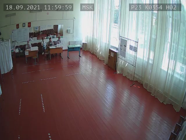 Скриншот нарушения с видеокамеры УИК 354