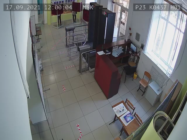 Скриншот нарушения с видеокамеры УИК 437