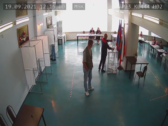 Скриншот нарушения с видеокамеры УИК 444