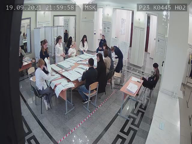 Скриншот нарушения с видеокамеры УИК 445