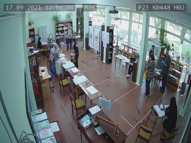 Скриншот нарушения с видеокамеры УИК 448