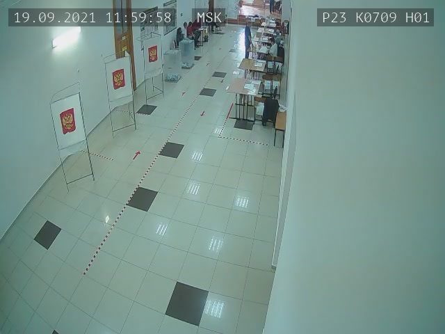 Скриншот нарушения с видеокамеры УИК 709