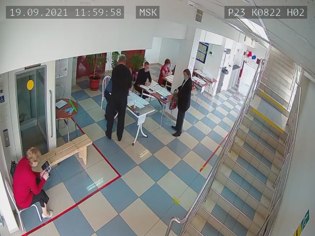 Скриншот нарушения с видеокамеры УИК 822