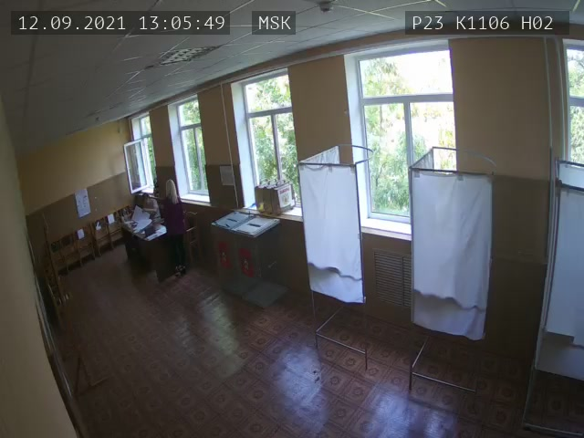 Скриншот нарушения с видеокамеры УИК 1106