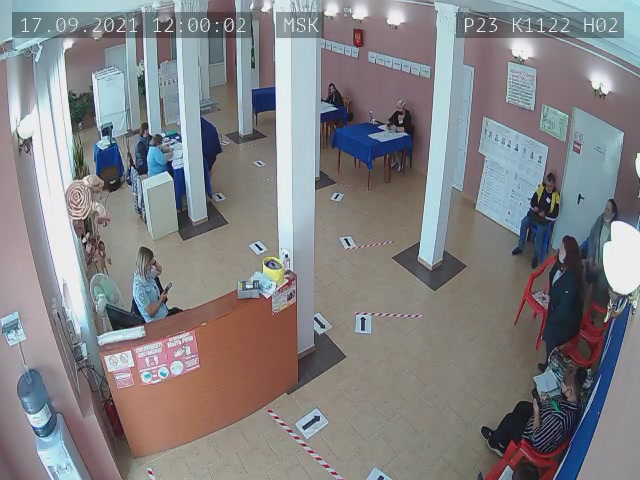 Скриншот нарушения с видеокамеры УИК 1122