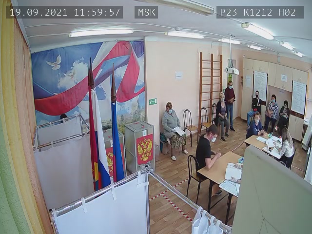 Скриншот нарушения с видеокамеры УИК 1212