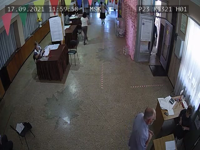 Скриншот нарушения с видеокамеры УИК 1321
