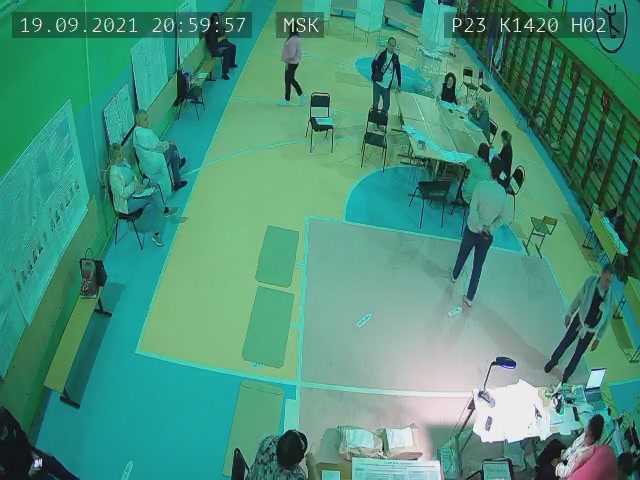 Скриншот нарушения с видеокамеры УИК 1420