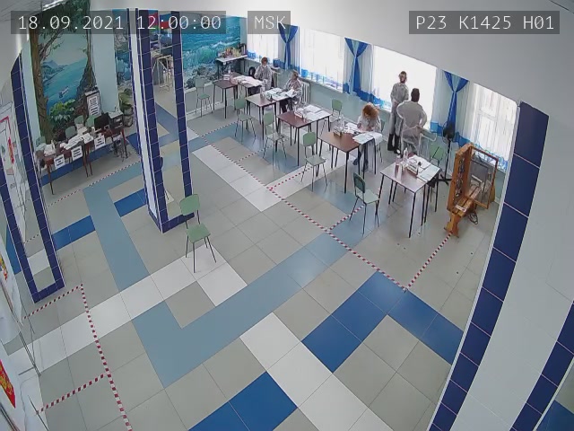 Скриншот нарушения с видеокамеры УИК 1425