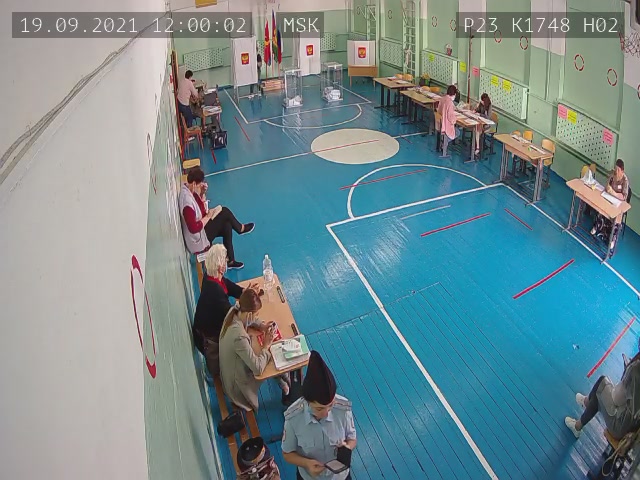 Скриншот нарушения с видеокамеры УИК 1748