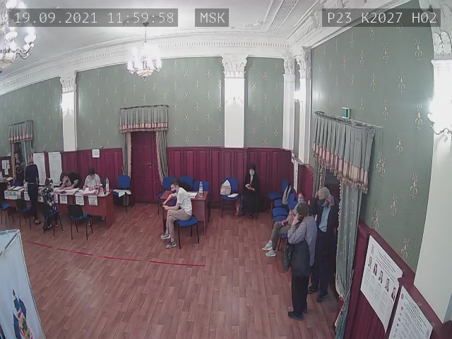 Скриншот нарушения с видеокамеры УИК 2027