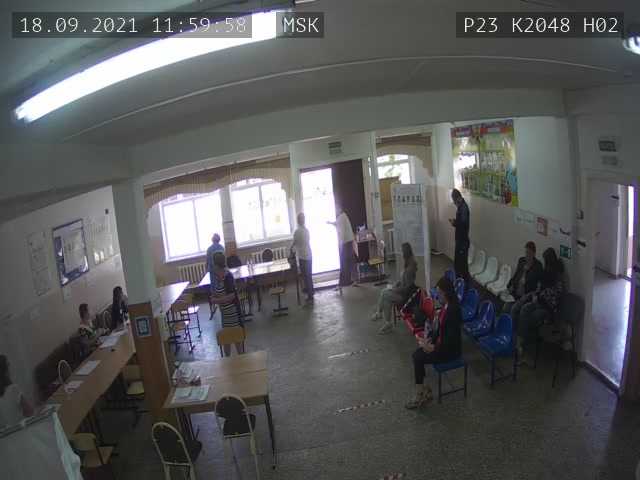 Скриншот нарушения с видеокамеры УИК 2048
