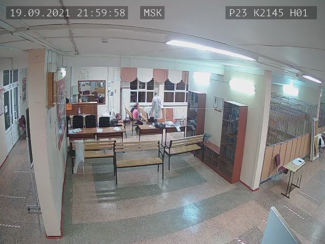 Скриншот нарушения с видеокамеры УИК 2145
