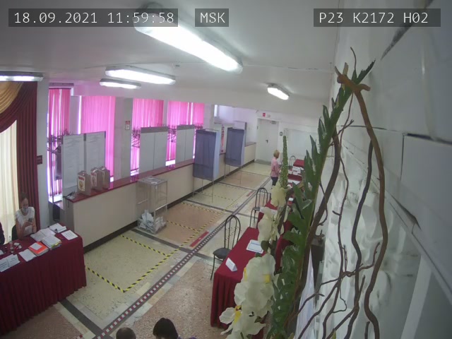 Скриншот нарушения с видеокамеры УИК 2172
