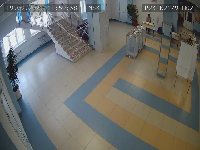 Скриншот нарушения с видеокамеры УИК 2179