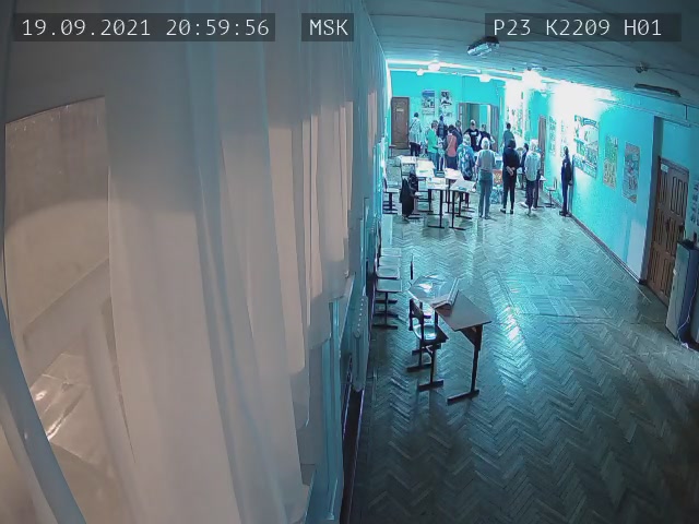Скриншот нарушения с видеокамеры УИК 2209