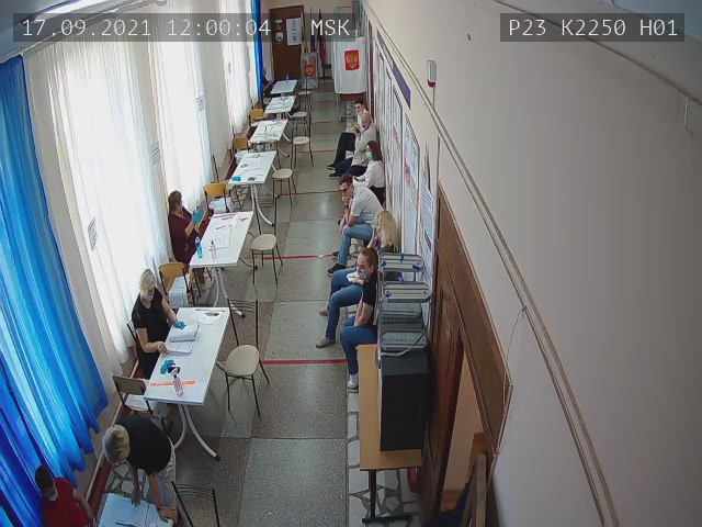 Скриншот нарушения с видеокамеры УИК 2250