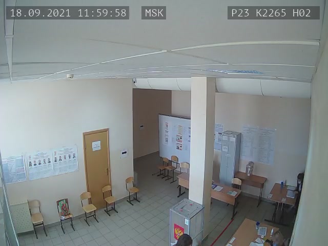 Скриншот нарушения с видеокамеры УИК 2265