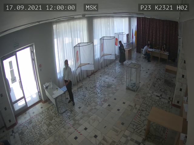 Скриншот нарушения с видеокамеры УИК 2321