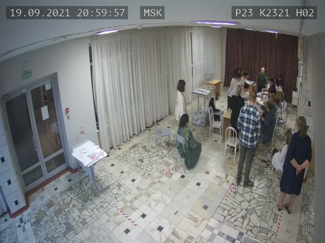 Скриншот нарушения с видеокамеры УИК 2321