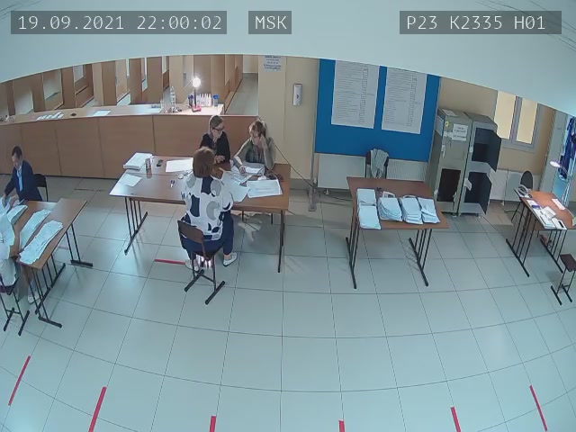 Скриншот нарушения с видеокамеры УИК 2335