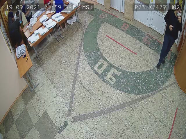Скриншот нарушения с видеокамеры УИК 2429