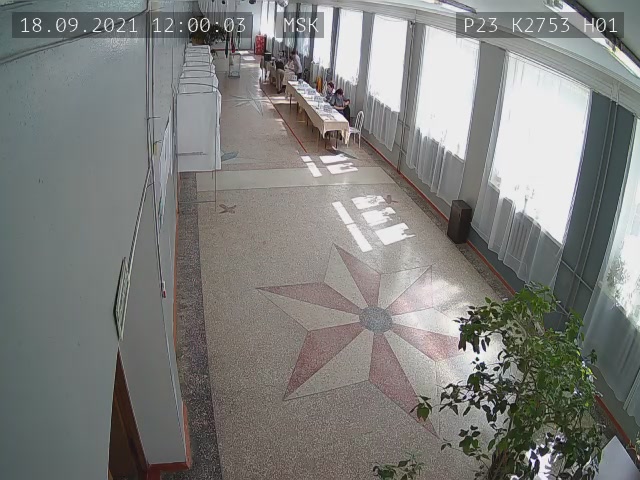 Скриншот нарушения с видеокамеры УИК 2753