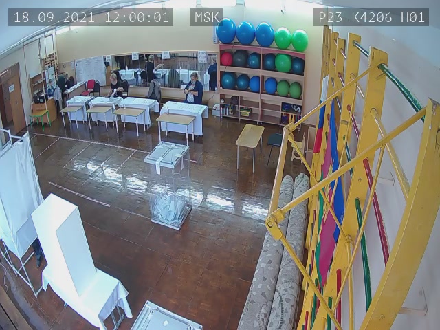 Скриншот нарушения с видеокамеры УИК 4206