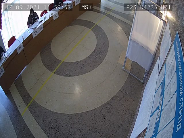 Скриншот нарушения с видеокамеры УИК 4235