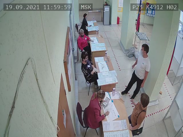 Скриншот нарушения с видеокамеры УИК 4912
