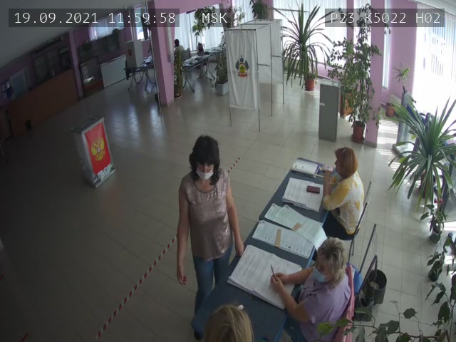 Скриншот нарушения с видеокамеры УИК 5022