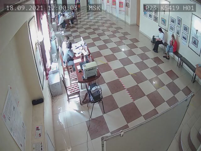 Скриншот нарушения с видеокамеры УИК 5419