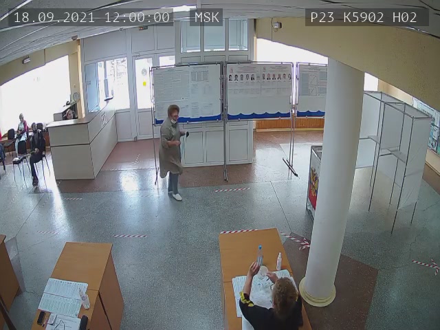 Скриншот нарушения с видеокамеры УИК 5902